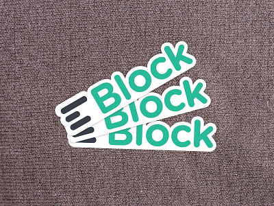 eBlock - Stickers app design eblock sticker stickermule