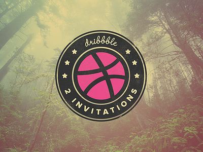 2 Dribbble Invitations