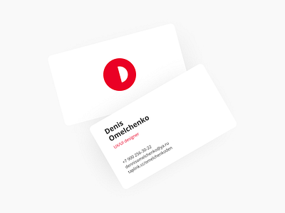 Business card branding design figma logo typography