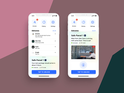 Safe Parcel - Mobile App