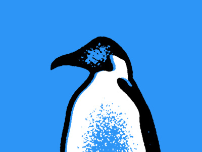 Penguin penguin stamp