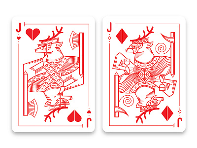 Holiday Reindeer Cards