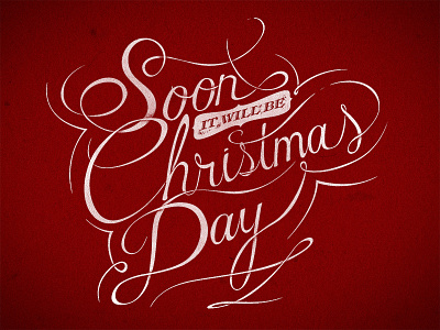 Christmas Script christmas holiday lettering script