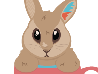 Pygmy Rabbit Illustration