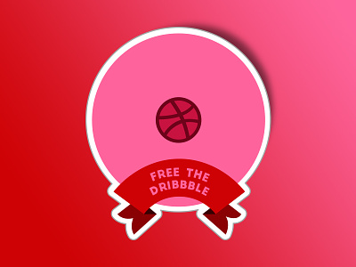 Freethedribbble Sticker dribbble free fun illustrator mule nippple playoff sticker
