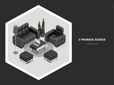 Isometric Interior Mock Up3 3d view art wall corporate decal glass mockups glass wall isometric building isometric interior design isometric mock up logo 3d logo mockup sometric mockup