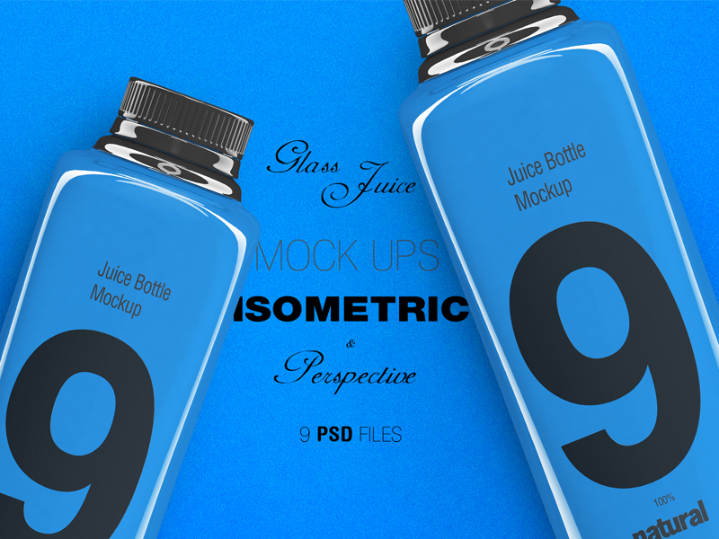 Download Juice Bottle Mockup By Isometric World On Dribbble