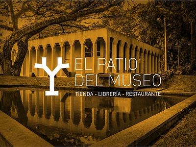 El Patio del Museo branding branding design icon logo vector