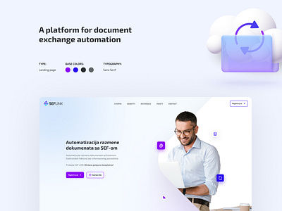 Document exchange automation website design