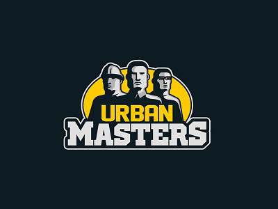 Urban masters logo branding constructivism design graphic design icon illustration logotype masters people type urban