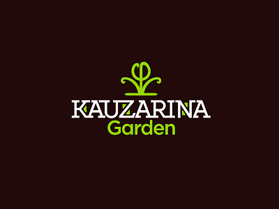 Kauzarina Gargen Logo branding flower food graphic design icon isotope logotype organic plant rebor
