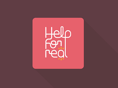 Logotype for Help for real App