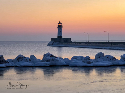 Sunrise at North Pier Lighthouse