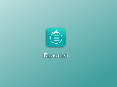 Reportist app app icon branding logo logo design vector