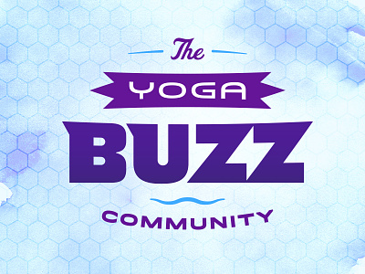 Yoga Buzz | Logo Exploration community custom lightning lockup logo non profit typography yoga