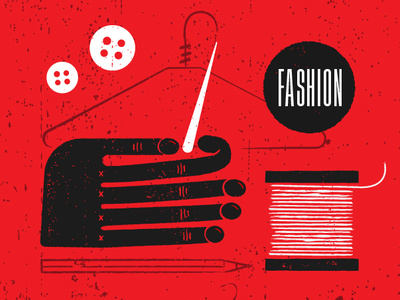 #STLmade — Fashion Illustration button design fashion hand hand drawn illustration poster retro vector