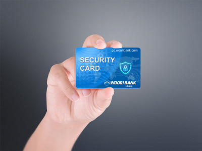 bank security card art atm blue branding credit card debit card design modern popular security card ui ux