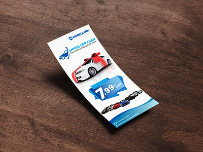 Leaflet Design 0ne page art blue branding brochure flyer leaflet design mock up modern popular single page smart