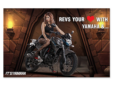 lady biker landing page