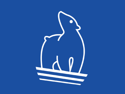 Polar Bear bear ice icon illustration logo matter pata pictogram polar bear