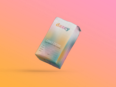 DAZEY art direction brandidentity branding cbd coffee creative direction design gradient identity logo logotype packaging psychedelic