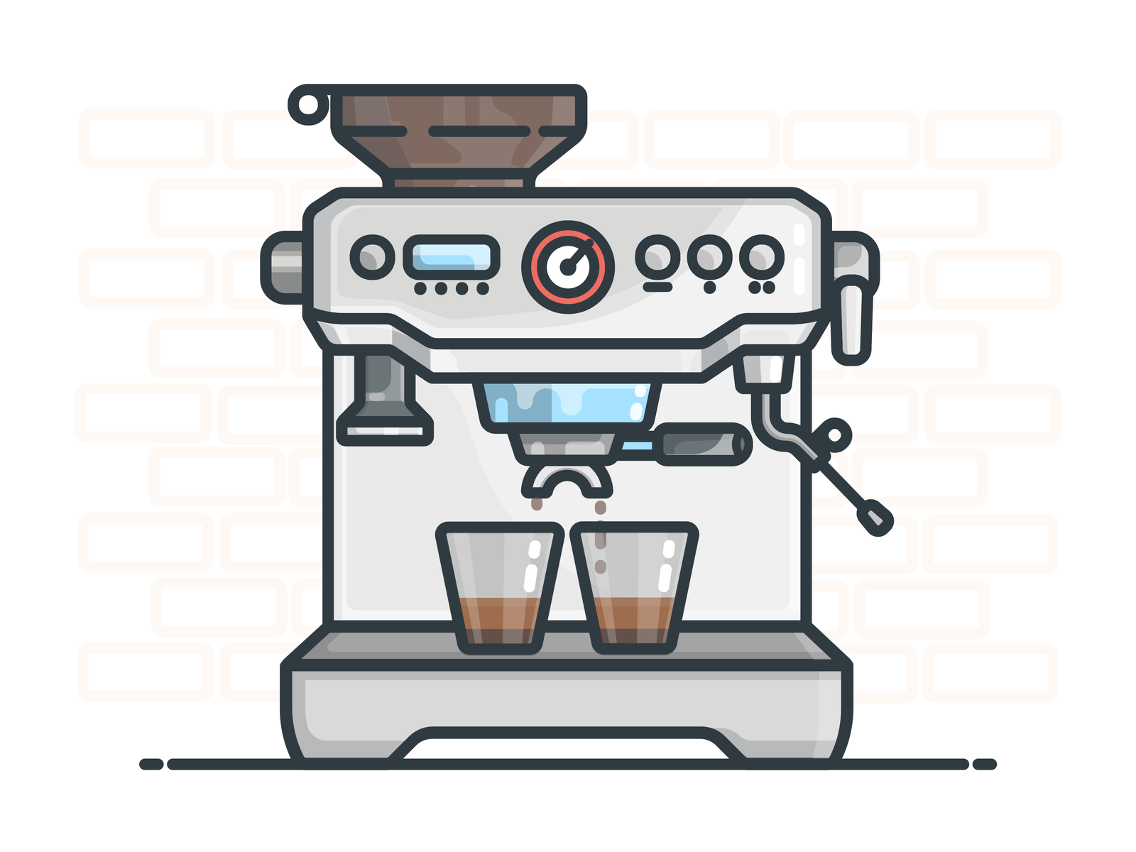 Espresso Machine by Jessica Johnston on Dribbble