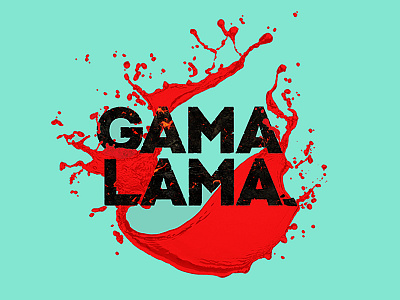 Gama Lama Visual illustration illustrator lava logo photoshop vector