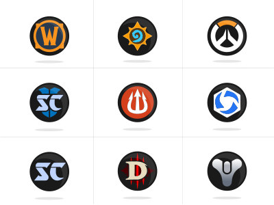 Blizzard - Game Icons (Vector)
