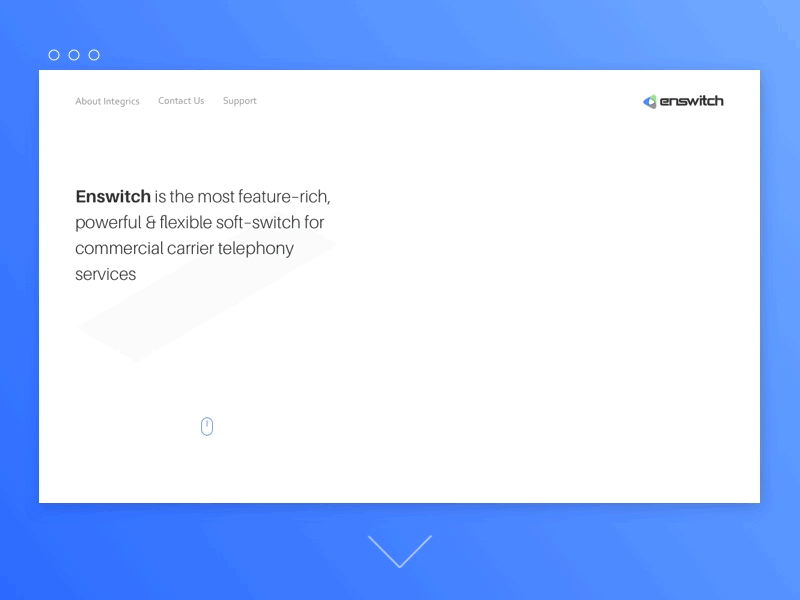 Enswitch (Integrics) website agency concept design locastic mockup preview ui ux web