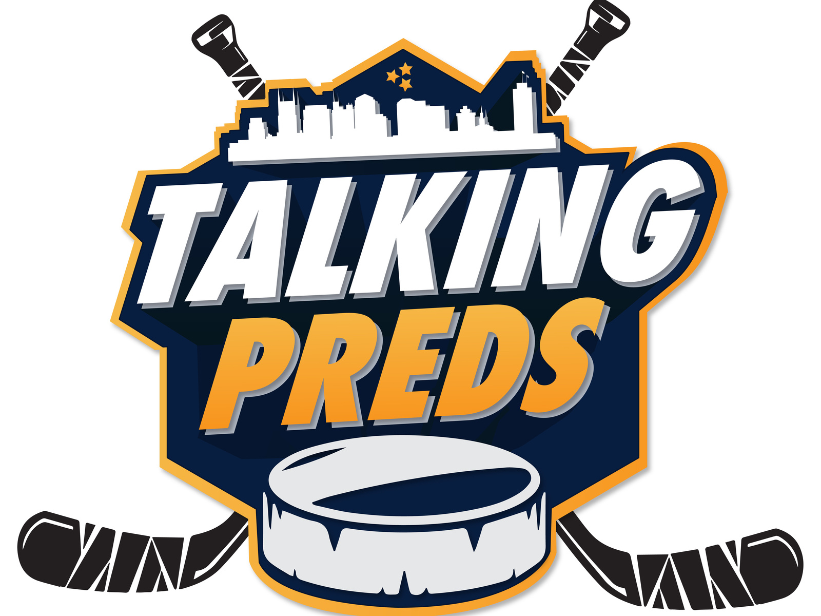 Talking Preds Podcast Logo by Cam Hagedon on Dribbble