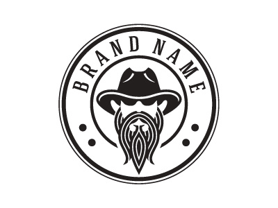 Beard Care Logo beard care gentleman grooming luxury man masculine men recognized styling trimming unique