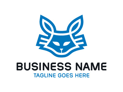 Stylish Cat Head Logo for SALE