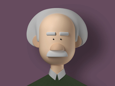Einstein 3d character 3d illustration albert albert einstein celebrity einstein illustrator portrait portrait illustration scientist