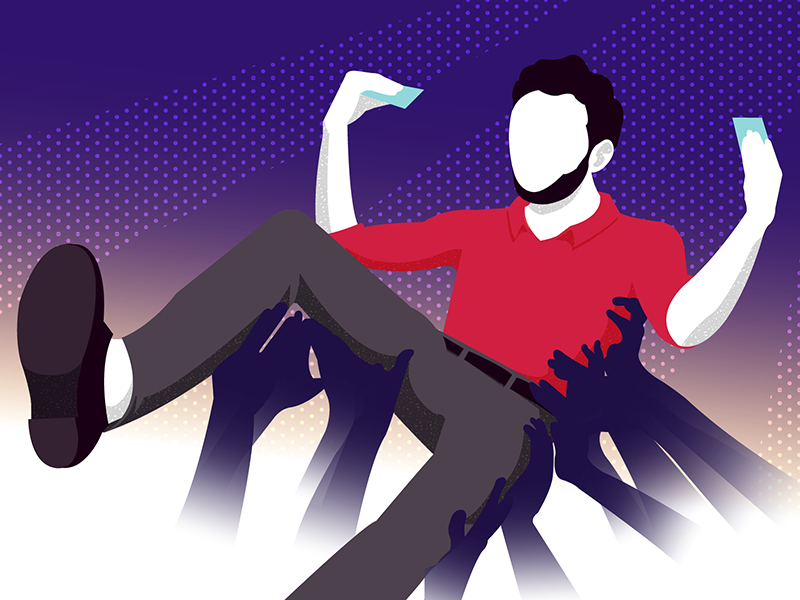 Sales Rock Star star business sales vector illustration