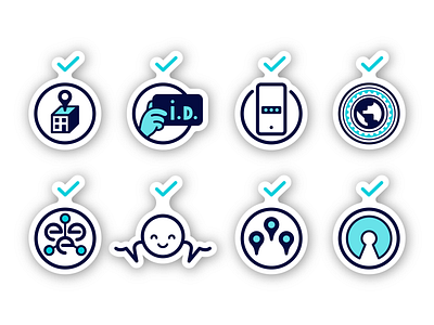 Icon set for security page design system end to end encryption i dunno icons illustration security stroke vector vector art