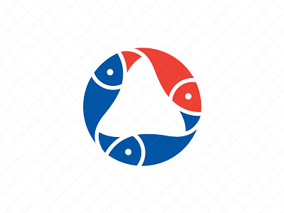 Unique Letter O Logo Fish Logo