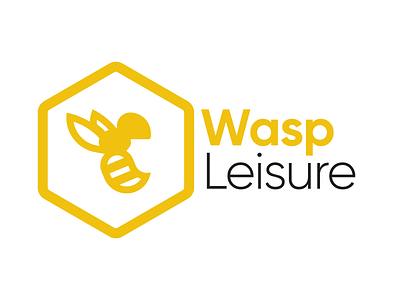 Wasp Leisure branding digital logo small business vector