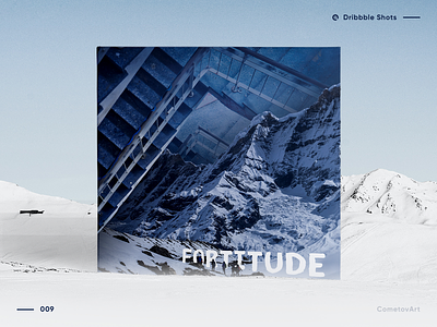 Fortitude | CD Cover Artwork abstraction album art cd concept cover fortitude illustraion mountain music photo snow
