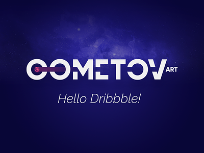 CometovArt Logo dribbble logo logorype space