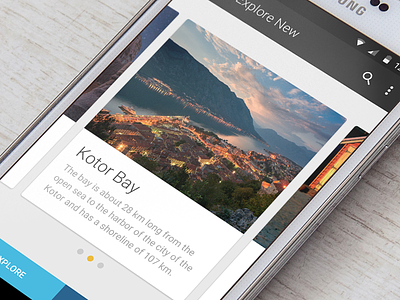 Android travel tiles