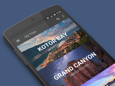 Explore Cities Android Tiles
