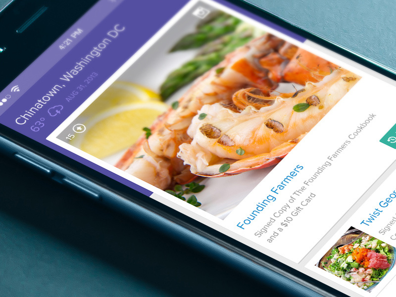 LivingSocial Mobile Tiles ui user experience ux mobile mobile app tiles livingsocial commerce ios