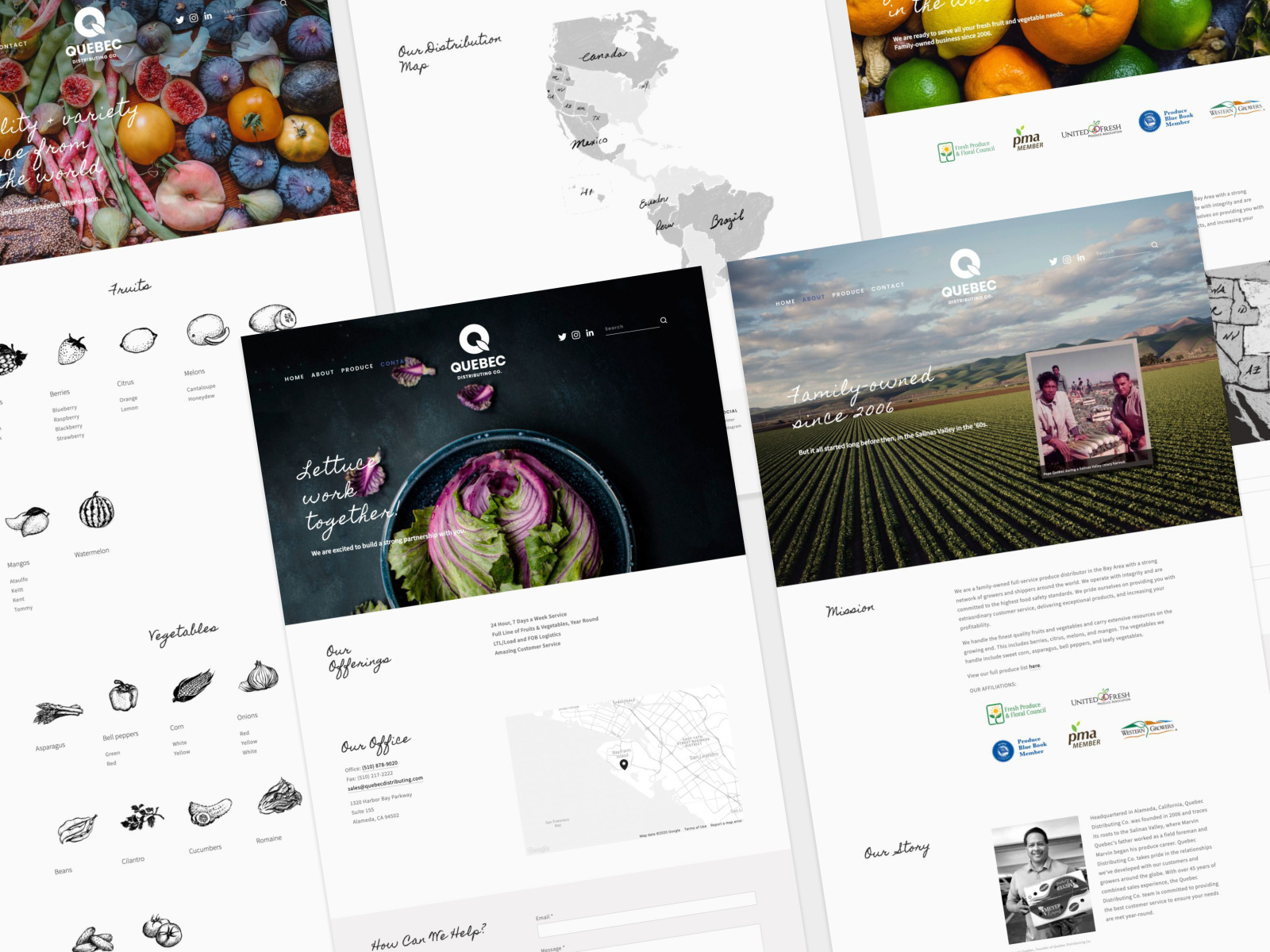 Branding &  Design Quebec Distributing Co. by Chloe Leng on Dribbble