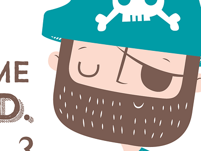 Ye Got Me Hook'd character digital illustration pirate