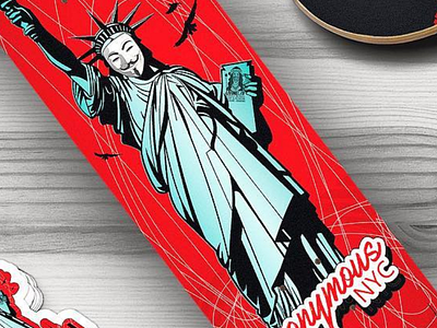 Anonymous NYC Skateboard Deck