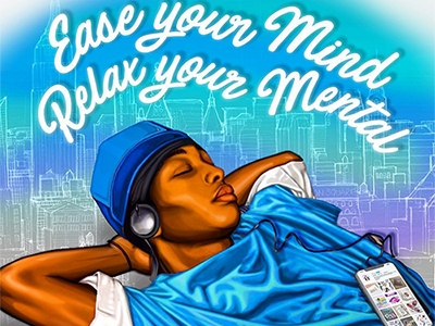 Ease your Mind, Relax Your Mental best illustrations city digital art digital drawing illustration new york city relax relaxation sleep sleep illustration sleeping vector art