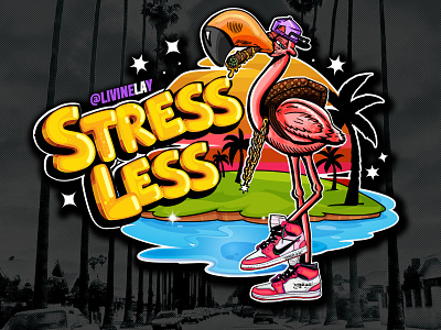Stressless Cartoon Logo