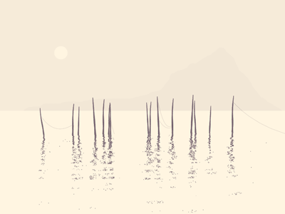 Stillness abstract gif landscape loop monochrome reflection water