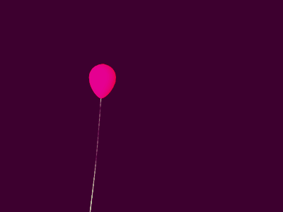 Lonely Balloon animation balloon gif loop