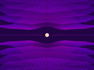 Moonscape 01 abstract geometric gif groovy loop moon pattern